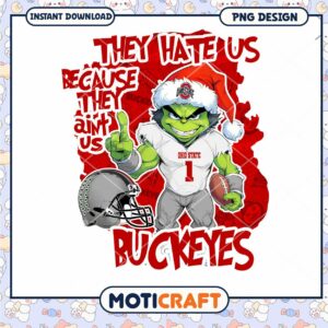 Ohio State Buckeyes PNG Design Instant Download Art