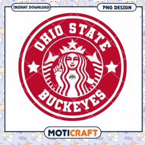 Ohio State Buckeyes Logo PNG Instant Download Design