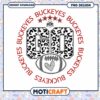 Ohio State Buckeyes Leopard Print PNG Design Download