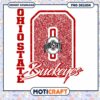 Ohio State Buckeyes Glitter PNG Instant Download Design