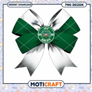 Ohio Bobcats Decorative Bow PNG Design Instant Download