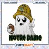 Notre Dame Ghost PNG Football Design Instant Download