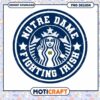 Notre Dame Fighting Irish PNG Design for Instant Download