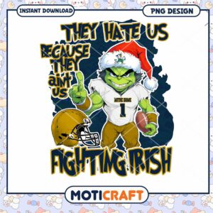 Notre Dame Fighting Irish Cheerful PNG Graphic Design
