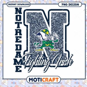 Noteworthy Notre Dame Fighting Irish PNG Instant Download