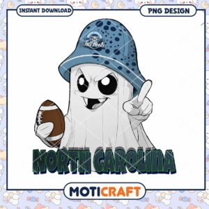 North Carolina Ghost Sports Fan PNG Download Design