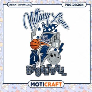 Nitany Lions Basketball PNG Design for Instant Download