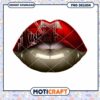 Nebraska Huskers Lip Art PNG Design for Instant Download
