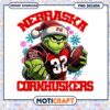Nebraska Cornhuskers Grinch Football PNG Design Download