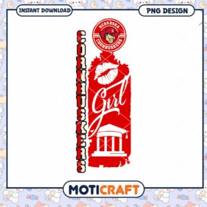 Nebraska Cornhuskers Girl PNG Instant Download Design