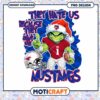 Mustang Football PNG Graphic for Instant Download Design