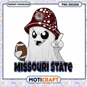 Missouri State Ghost Football PNG Design Instant Download