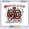 Missouri State Bears Go MSU Sports Team PNG Design