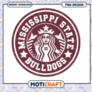 Mississippi State Bulldogs PNG Graphic for Fans