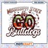 Mississippi State Bulldogs Go Team Spirit PNG Design