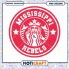 Mississippi Rebels Starbucks Style PNG Download Design