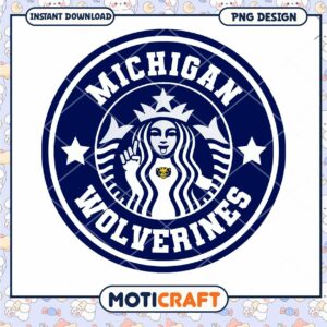 Michigan Wolverines Student Spirit PNG Design Download