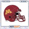 Minnesota Golden Gophers Football Helmet PNG Design Download