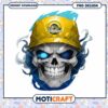 Michigan Wolverines Skull Art PNG Instant Download Design