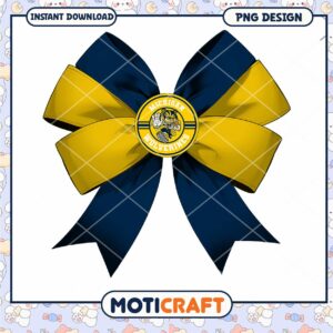 Michigan Wolverines Bow PNG Instant Download Design Art