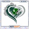 Michigan State Spartans Heart Helmet PNG Design Download