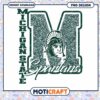Michigan State Spartans Glitter PNG Design for Download