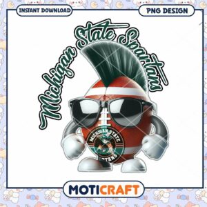 Michigan State Spartans Fun PNG Design for Downloads