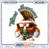 Miami Hurricanes PNG Design Cartoon Football Character