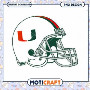 Miami Hurricanes Helmet PNG Download for Fans and Crafters