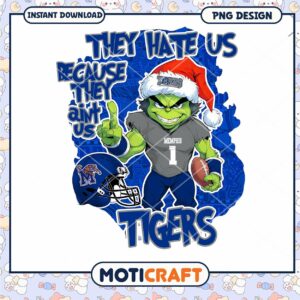 Memphis Tigers PNG Design Football Graphic Download