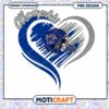 Memphis Tigers Heart Design PNG Instant Download Art