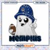 Memphis Tigers Ghost with Football PNG Graphic Design