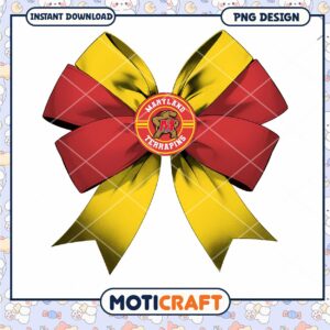 Maryland Terrapins Bow PNG Instant Download Design