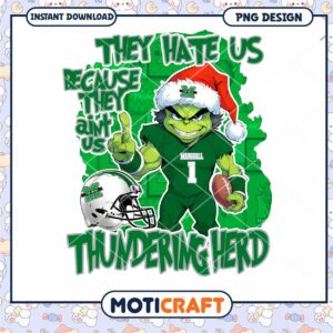 Marshall Thundering Herd Football PNG Art Download Design