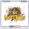 LSU Tigers Nation PNG Design for Instant Download