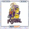 LSU Tigers Football PNG Design for Instant Download