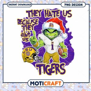 LSU Tigers Christmas PNG Design for Sports Fans