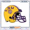 LSU Tigers Football Helmet PNG Digital Download Art