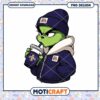 LSU Grinch PNG Design with Hoodie and Drink Download