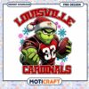 Louisville Cardinals Grinch PNG Instant Download Design