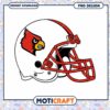 Louisville Cardinals Football Helmet PNG Download Design