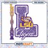 Louisiana State Tigers Glittery Design PNG Instant Download