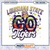 Louisiana State LSU Go Tigers PNG Digital Download Art