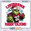 Louisiana Ragin Cajuns Grinch Christmas PNG Design Download