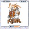 Longhorns Football PNG Design for Instant Download