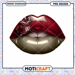 Lips Design PNG Download College Spirit Theme Art