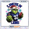 Lincoln Lions Grinch Football PNG Graphic Design Download