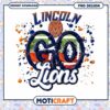 Lincoln Go Lions PNG Design Instant Download Artwork