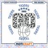 Leopard Print Go Tigers Basketball PNG for Download