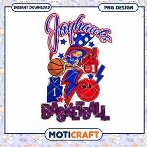 Jayhawks Basketball PNG Design for Fans and Enthusiasts